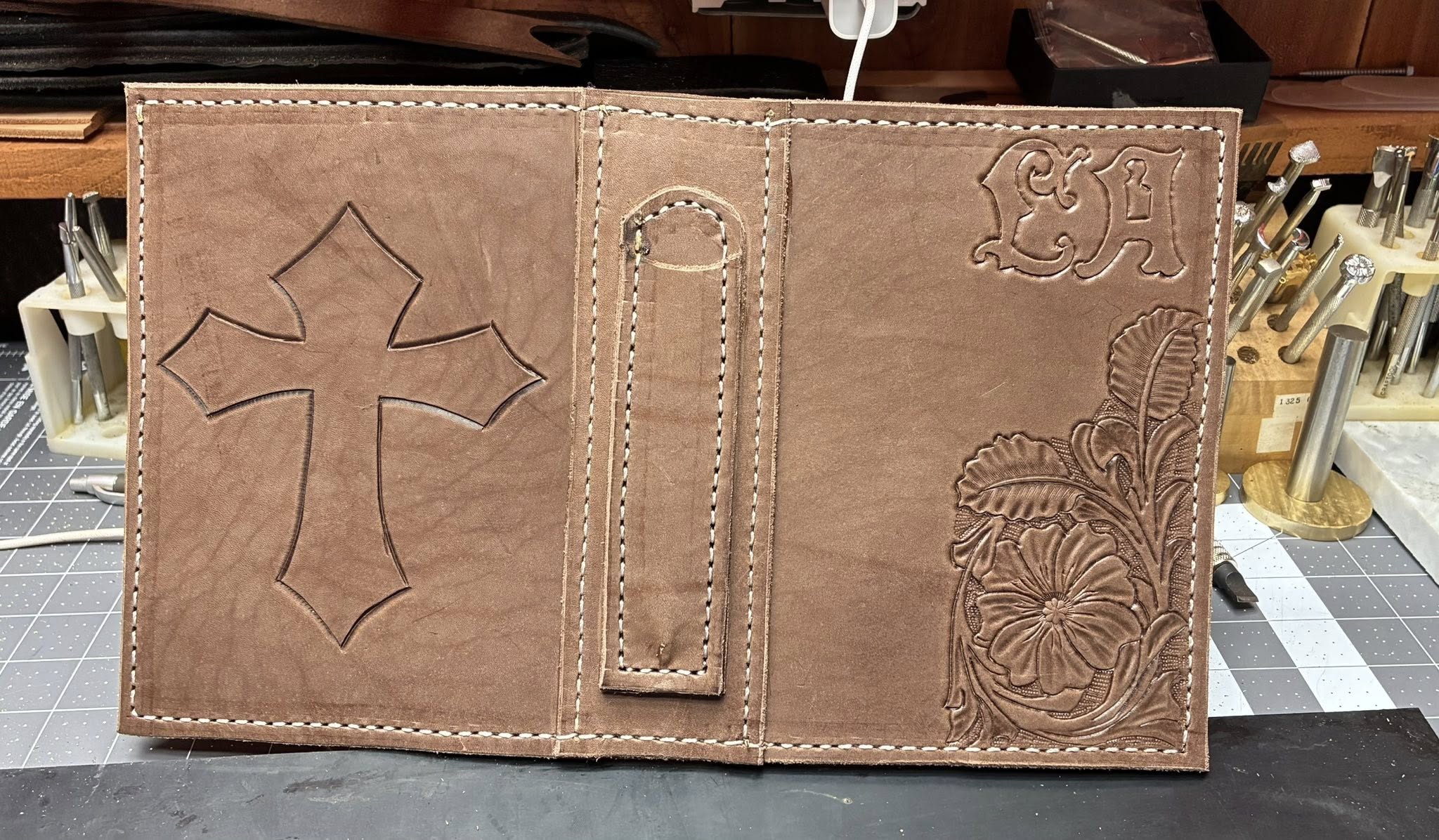 Custom Leather Book Cover